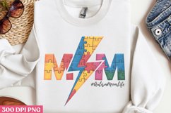 Mom PNG, Autism Sublimation PNG Product Image 3