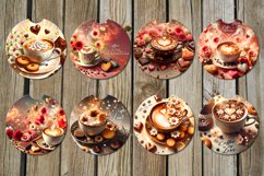 Coffee is my love | Car coaster &amp; key chain sublimation Product Image 2
