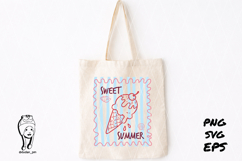 sweet summer summer vibes Preppy Hand Drawn Product Image 3