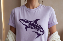 4 Tribal Shark Silhouette SVG | Shark Designs PNG Clipart Product Image 2