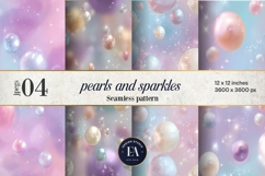 Pastel Pearl Sparkle Pattern | Dreamy Coquette Texture Product Image 1