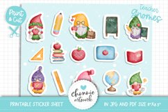 Teacher Gnomes Sticker, Teacher Gnomes Product Image 1