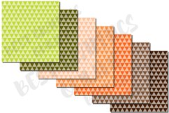 Tinted Triangles Pattern JPG Digital Paper Pack Shape Papers Product Image 3