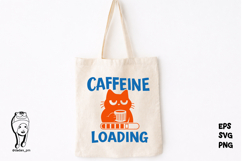 Funny Coffee Cat Caffeine Loading Product Image 3