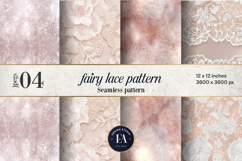 Fairy Lace Digital Paper, Floral Lace Pattern Product Image 1