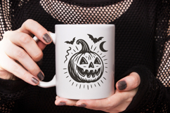 Halloween Pumpkin Carriage SVG | Vintage Jack O’Lantern PNG Product Image 4