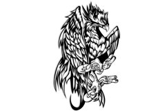 Phoenix Bird Svg/Png/Jpg/Ai/Vector mythical bird/Fire bird Product Image 2