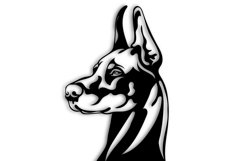 Doberman dog/Dog Svg/Png/Jpg/Ai/Vector purebred breed/Pet Product Image 2