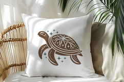 Celestial Sea Turtle SVG. Tribal Turtle Mandala PNG clipart Product Image 4