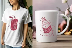 valentine juice, food, drink, sweet, love svg and sublim Product Image 2