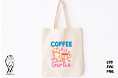 Coffee Quote Girlie Hand-Drawn Png Product Image 2