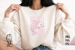Floral Ocean Creatures hand drawn Product Image 2