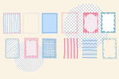 Summer Preppy Hand Drawn Frames Bundle Product Image 2