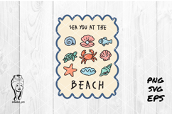 Sea You at the Beach Badge Product Image 3