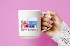 Christmas Houses Sublimation png Product Image 2