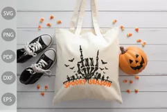 Spooky Season SVG Design , Halloween Quote SVG Cut Files Product Image 1