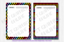 Rainbow Printable Note Paper Bright Writing Papers Page Product Image 3