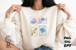 Vintage Sea Life Aesthetic Stamp Product Image 1
