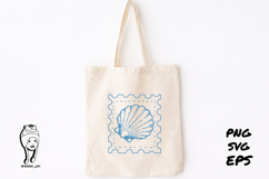 Vintage Sea Life Aesthetic Stamp Product Image 3