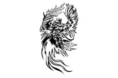 Phoenix Bird Svg/Png/Jpg/Ai/Vector mythical bird/Fire bird Product Image 2