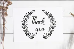 Floral Border Svg Cut File. Leaves Frame Png Clipart. Product Image 2