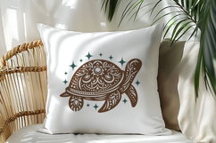 Celestial Sea Turtle SVG. Tribal Turtle Mandala PNG clipart Product Image 4