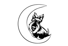 Scottish Terrier Bandle Svg/Png/Jpg/Ai/Vector purebred breed Product Image 5