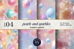 Pastel Pearl Sparkle Pattern | Dreamy Coquette Texture Product Image 1