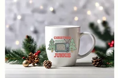Merry Christmas, christmas movie junkie svg and sublimation Product Image 2