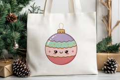 Christmas Cupcake, Candle, Bauble, Pudding PNG Sublimation Product Image 4