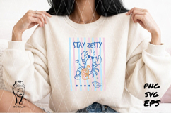 stay zesty Summer Preppy Hand Drawn Product Image 3