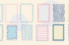 Summer Preppy Hand Drawn Frames Bundle Product Image 2