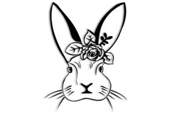 Bunny Svg/Png/Jpg/Ai/Rabbit trick Svg/Bunny paper cut Product Image 2