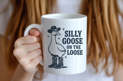 Silly Goose On The Loose SVG | Cowboy Boots Funny Farm Product Image 2