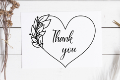 Floral Wreath Svg Cut File. Heart Leaves Laurel Frame Png. Product Image 2
