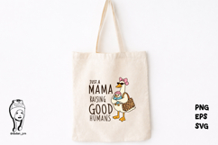 Cute Mama Goose Mom &amp; Baby Mother's Day eps svg png Product Image 2