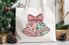 Christmas Bells Candle Star Ornament PNG Sublimation Clipart Product Image 4