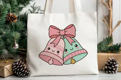 Christmas Bells Candle Star Ornament PNG Sublimation Clipart Product Image 4