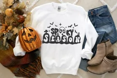 Spooky Season SVG Design , Halloween Quote SVG Cut Files Product Image 2