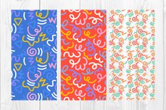 Full color Doodle abstract pattern,graphic background Product Image 2