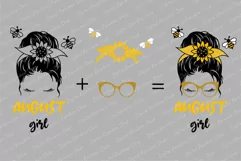 August girl svg|mom life messy bun svg| August birthday Product Image 2