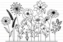 Wildflower Blooms Svg, Flower Svg, Blooming Flowers Svg Product Image 9