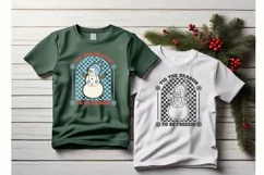 Merry Christmas, Tis the season to be freezin svg and sublim Product Image 2
