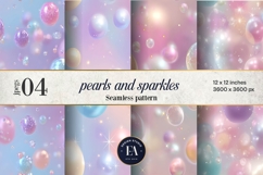 Pastel Pearl Sparkle Pattern | Dreamy Coquette Texture Product Image 1