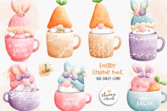 Easter gnome mug clipart, easter clipart, easter gnome clipa Product Image 1