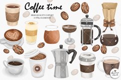 coffee clipart, coffee mug clipart, caffeine clipart, coffee Product Image 1