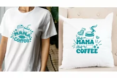 Mom and coffee, Happy Mother's Day svg, dxf, eps, png Product Image 2