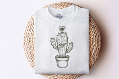 Angry Cactus SVG Files | Funny Potted Plant Cartoon PNG Product Image 2
