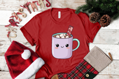 Christmas Pudding Cupcake Donut Cocoa PNG Sublimation Product Image 2