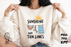 Sunshine and tan lines svg Product Image 3